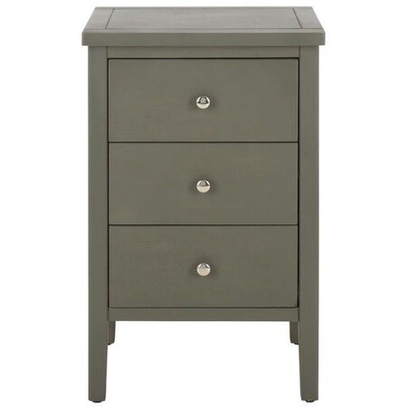 Safavieh Deniz End Table- French Grey - 26.8 x 14.2 x 16.9 in. AMH6628A